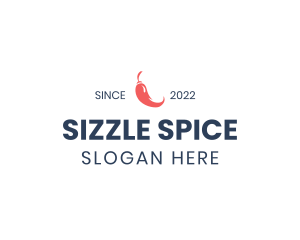 Chili Pepper Wordmark logo design