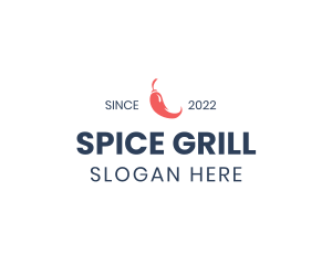 Chili Pepper Wordmark logo design