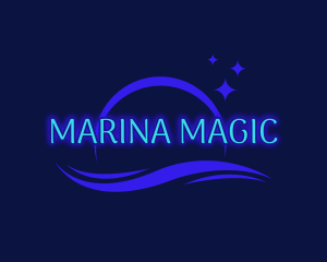 Night Sea Wordmark logo design