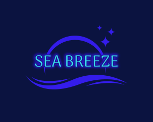 Night Sea Wordmark logo design