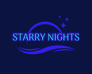 Night Sea Wordmark logo design