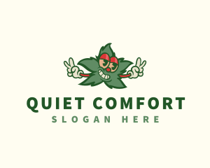 Organic Cannabis Peace logo