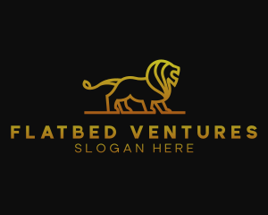 Gold Lion Finance logo design