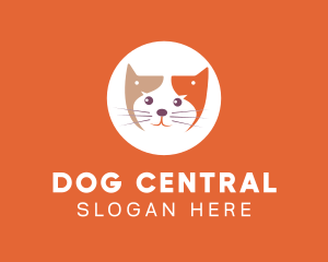 Cat Dog Veterinary logo design