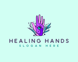 Hand Massage Therapy logo design