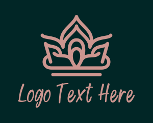 Princess - Regal Princess Crown logo design