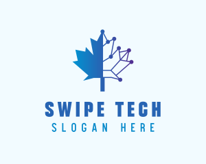 Blue Tech Canada logo design