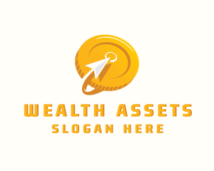 Arrow Asset Management Coin logo design