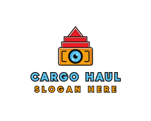 Geometric Digital Camera logo design