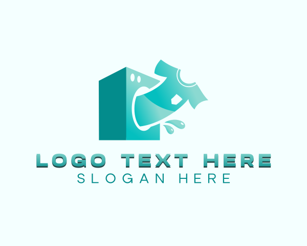 Washing logo example 2