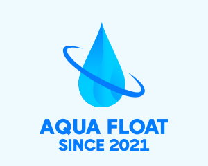 Aqua Water Droplet logo design