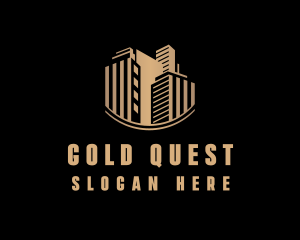 Gold Real Estate Building logo