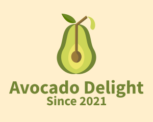 Healthy Avocado Cooler  logo design