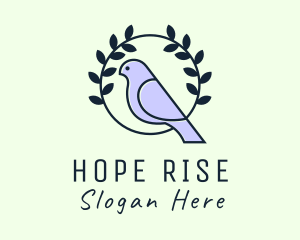 Nature Leaf Bird logo
