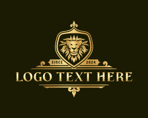 Premium Lion Crest logo