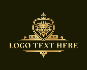 Premium Lion Crest Logo