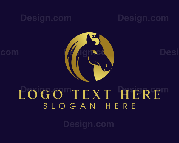 Equine Horse Barn Logo