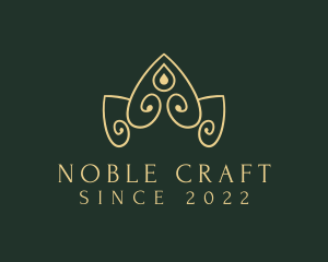 Noble Premium Crown  logo design