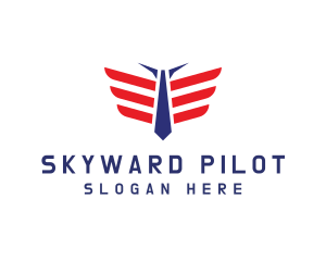 Necktie Wings Pilot logo