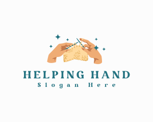 Hand Knitting Crochet logo design