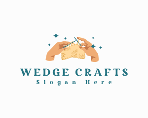 Hand Knitting Crochet logo design