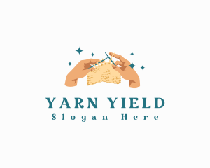 Hand Knitting Crochet logo design