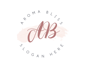 Watercolor Styling Makeup  logo design