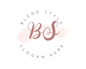 Watercolor Styling Makeup  logo design