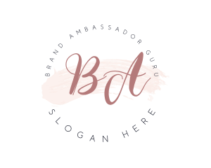 Watercolor Styling Makeup  logo design