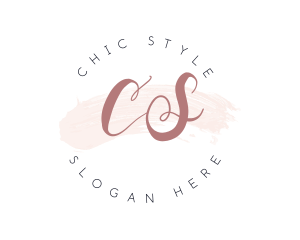 Watercolor Styling Makeup  logo design