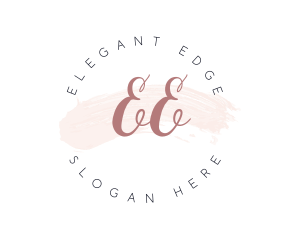 Watercolor Styling Makeup  logo design