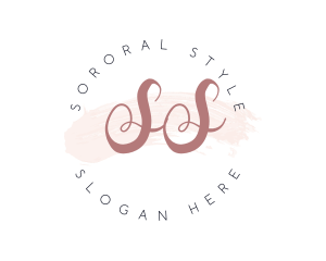 Watercolor Styling Makeup  logo design