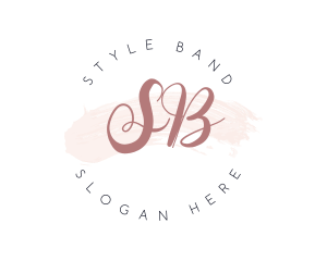 Watercolor Styling Makeup  logo design