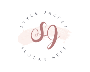 Watercolor Styling Makeup  logo design