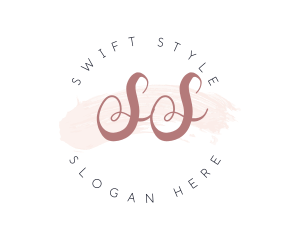 Watercolor Styling Makeup  logo design