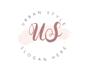 Watercolor Styling Makeup  logo design