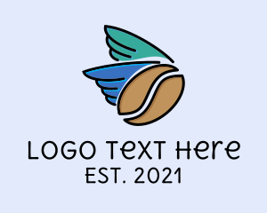 Flying Coffee Bean logo