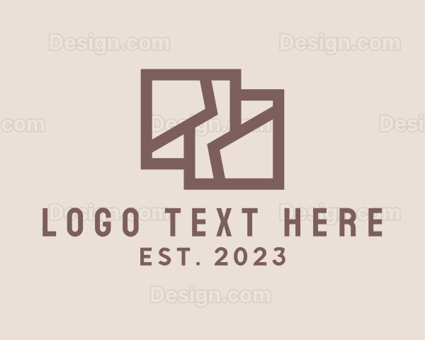 Geometric Interior Designer Logo