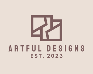 Geometric Interior Designer logo design