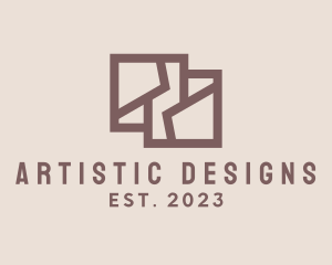 Geometric Interior Designer logo design