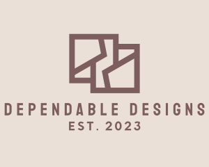 Geometric Interior Designer logo design