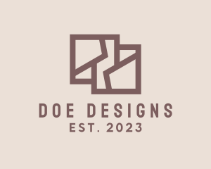 Geometric Interior Designer logo design