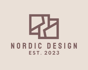 Geometric Interior Designer logo design