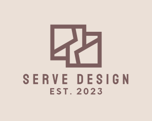 Geometric Interior Designer logo design