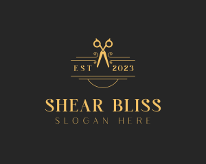 Luxury Dressmaker Shears logo design