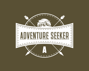 Mountain Adventure Hipster logo design