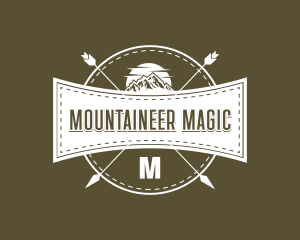 Mountain Adventure Hipster logo design