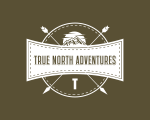 Mountain Adventure Hipster logo design