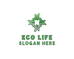 Organic Leaf Garden logo design