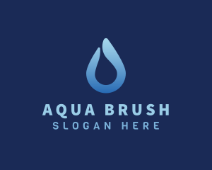 Water Liquid Droplet logo design